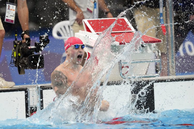 Britain's Peaty wins gold in breaststroke